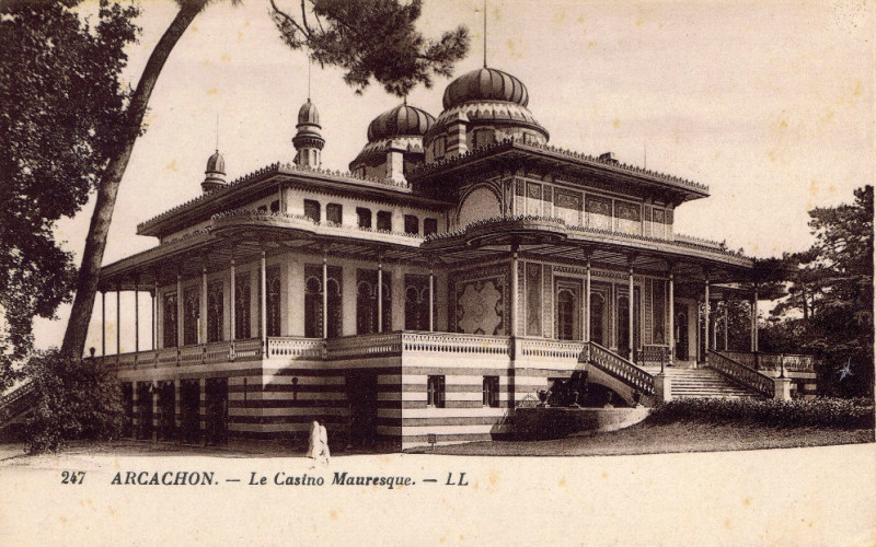 Carte postale ancienne Arcachon - Casino Mauresque 1a