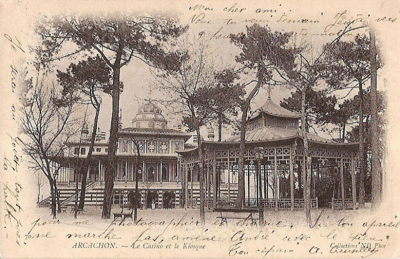 Carte postale ancienne Arcachon - Casino mauresque 20