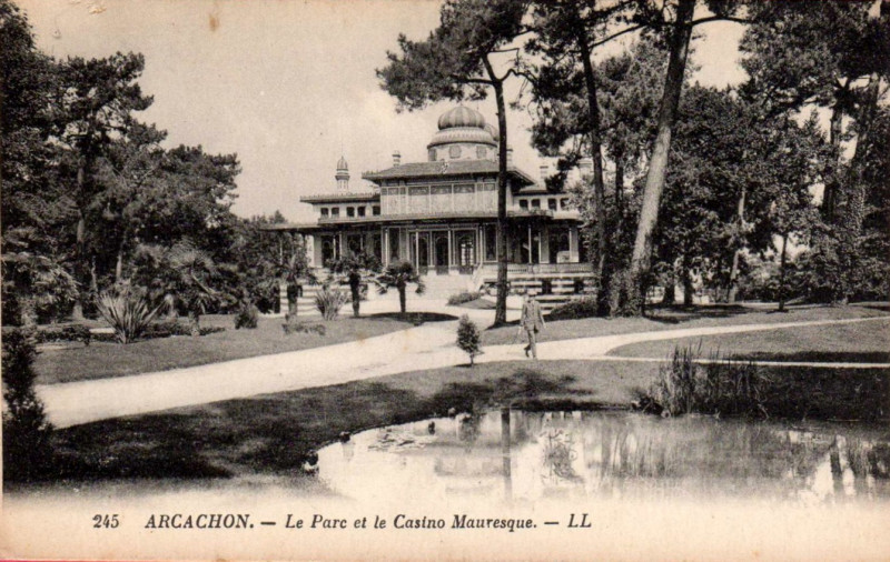 Carte postale ancienne Arcachon - Casino mauresque 22