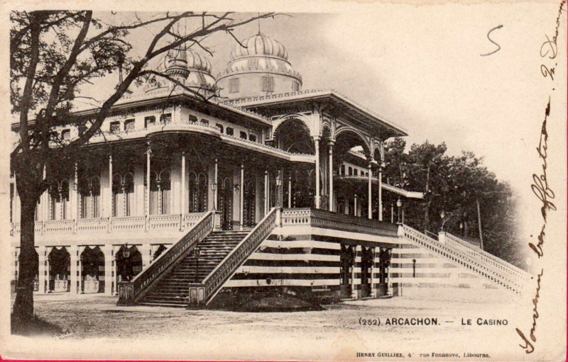 Carte postale ancienne Arcachon - Casino mauresque 6a