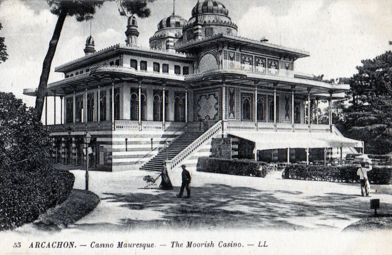 Carte postale ancienne Arcachon - Casino Mauresque 8
