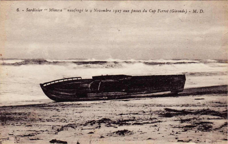 Carte postale ancienne Arcachon - pêcheurs 16