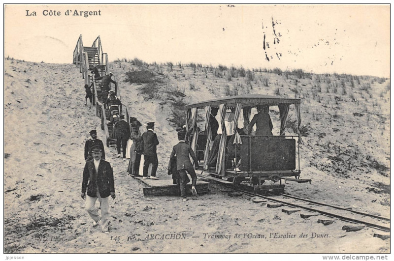 Carte postale ancienne Arcachon - Forêt dunes 15