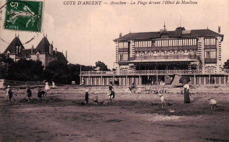 Carte postale ancienne Arcachon - Hôtel de Moulleau 5