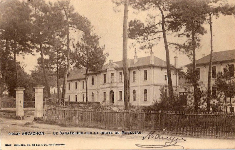 Carte postale ancienne Arcachon - Sanatorium Maritime 6