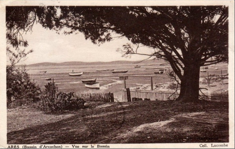 Carte postale ancienne Arès - Bassin 15