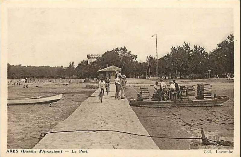 Carte postale ancienne Arès - Bassin 9