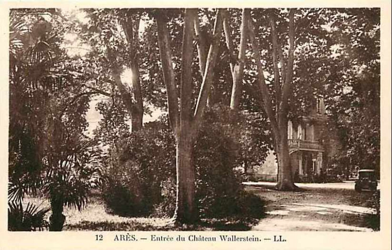 Carte postale ancienne Arès - château Javal 6