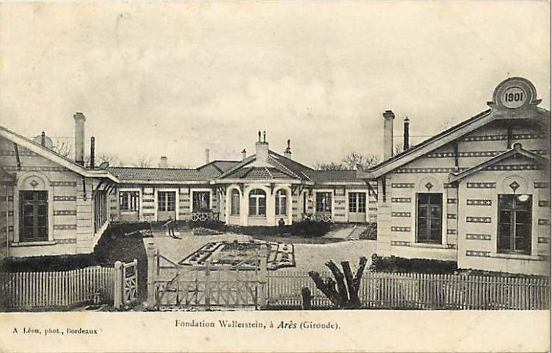 Carte postale ancienne Arès - Fondation Wallerstein 2