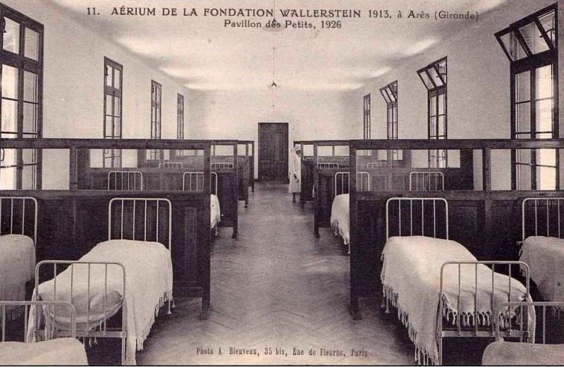 Carte postale ancienne Arès - Fondation Wallerstein 25