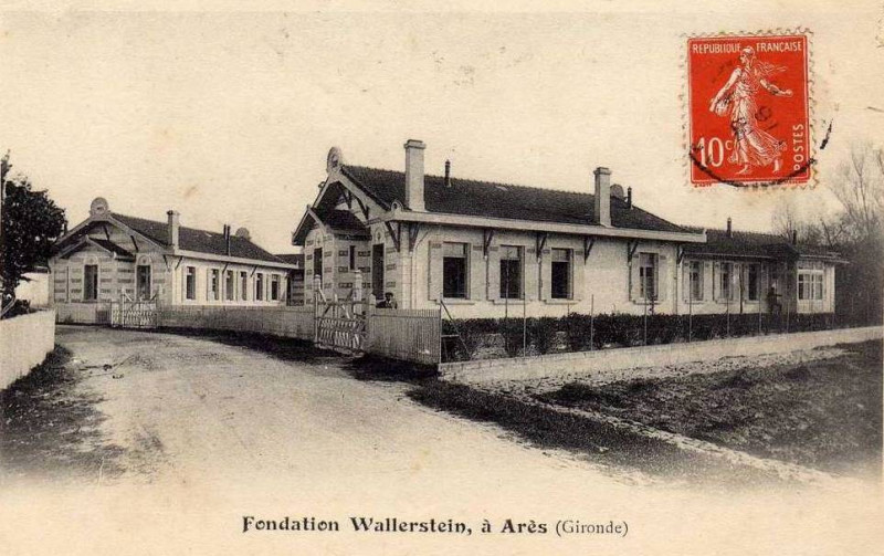 Carte postale ancienne Arès - Fondation Wallerstein 3