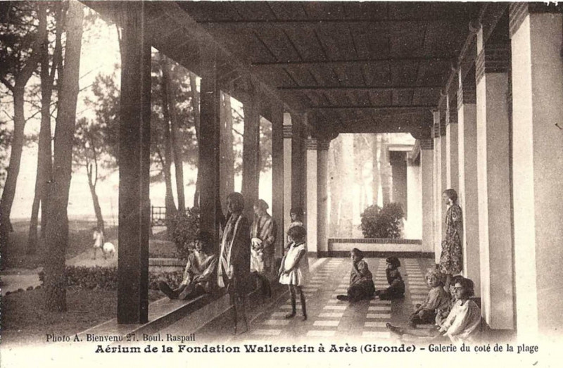 Carte postale ancienne Arès - Fondation Wallerstein 39
