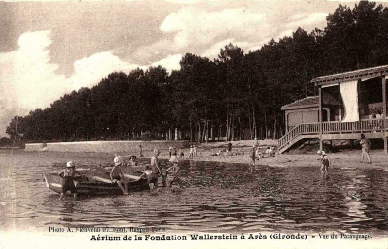 Carte postale ancienne Arès - Fondation Wallerstein 40
