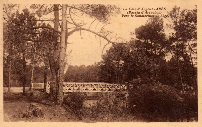 Carte postale ancienne Arès - Fondation Wallerstein 45