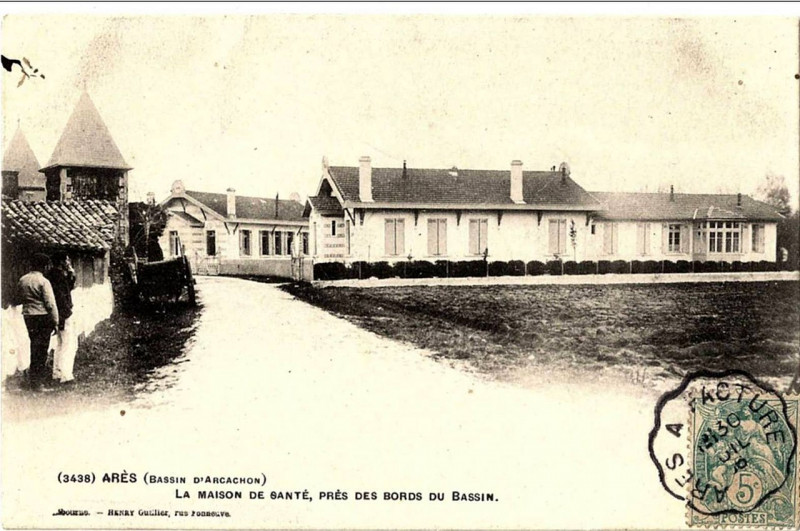 Carte postale ancienne Arès - Fondation Wallerstein 5