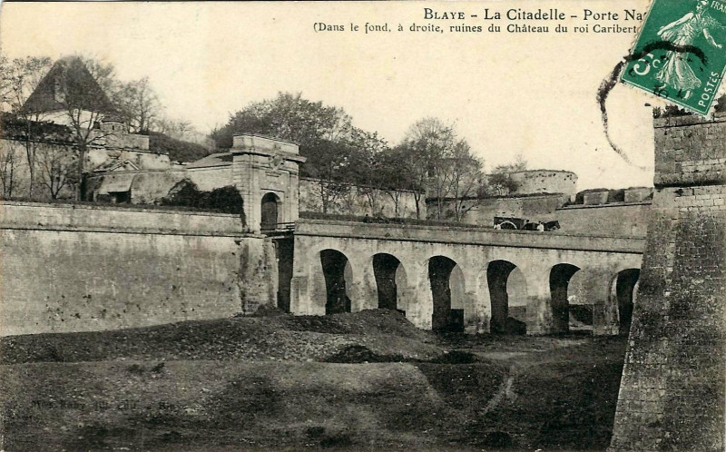 Carte postale ancienne Blaye - Citadelle - entrée 3