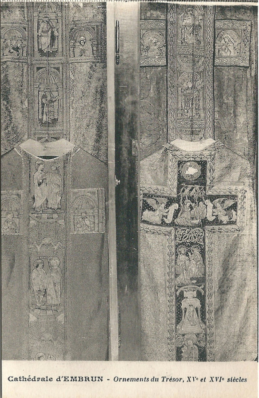 Carte postale ancienne Embrun-Fr-05-Cpa-cathédrale-20