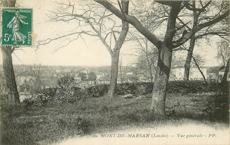 Carte postale ancienne Mont-de-Marsan - vue générale 7
