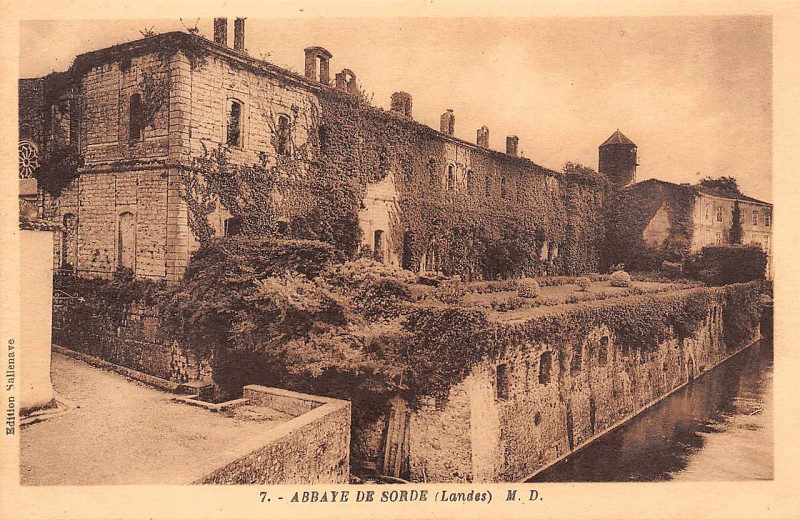 Carte postale ancienne Sorde-l'Abbaye - Abbaye 6