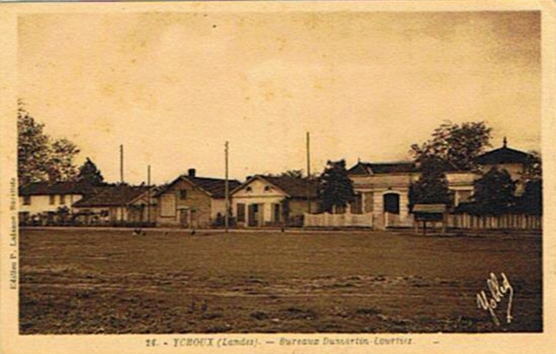 Carte postale ancienne Ychoux - Bureau Dumartin 2