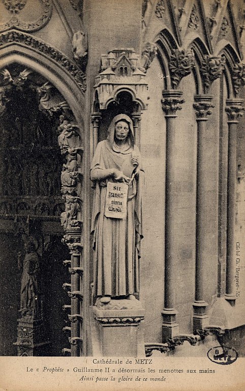 Carte postale ancienne Cathédrale de Metz. Fic Mut 1242