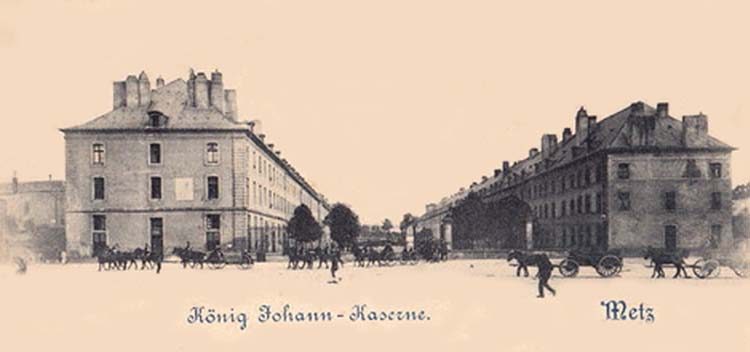 Carte postale ancienne Metz Kj Kas 1898