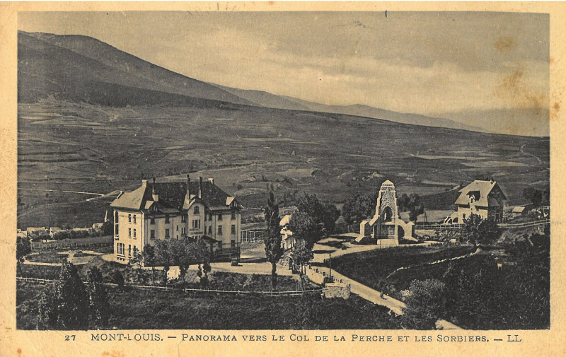 Carte postale ancienne Mont-Louis - Col de la perche