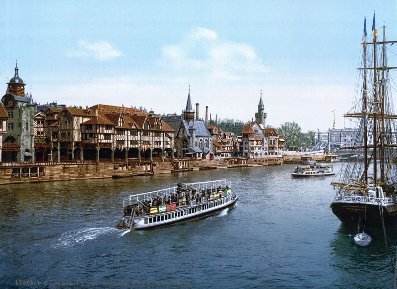 Carte postale ancienne Ancient Paris, Exposition Universal, 1900, Paris, France