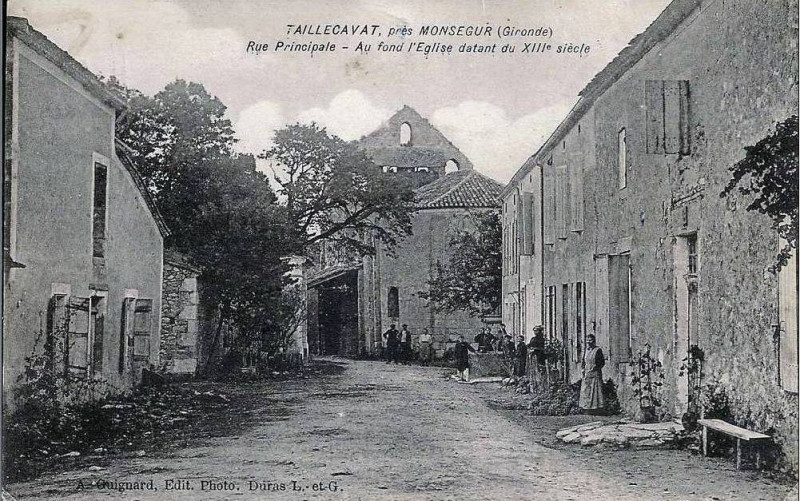Carte postale ancienne Taillecavat - Bourg