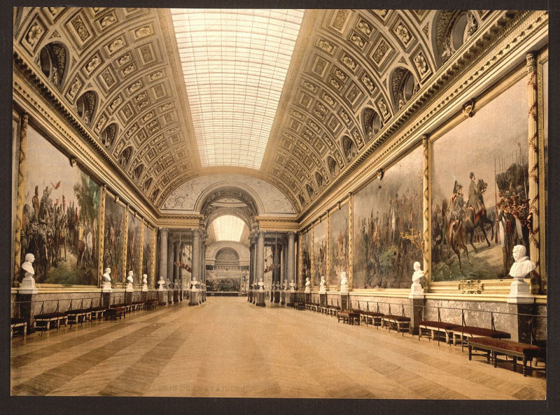 Carte postale ancienne Gallery of Battles, Versailles, France-LCCN2001698741