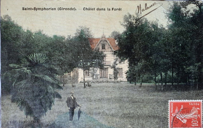 Carte postale ancienne Saint-Symphorien - chalet Johannet 3
