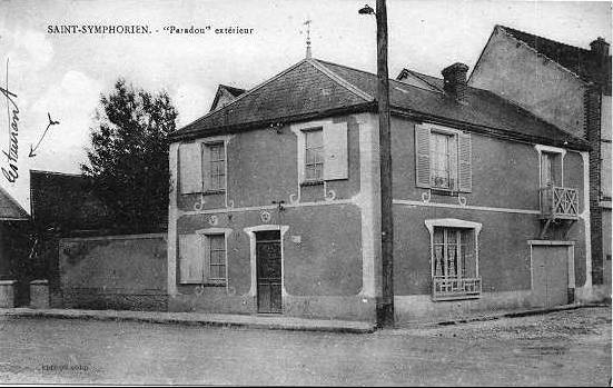 Carte postale ancienne Saint-Symphorien - Paradon 2