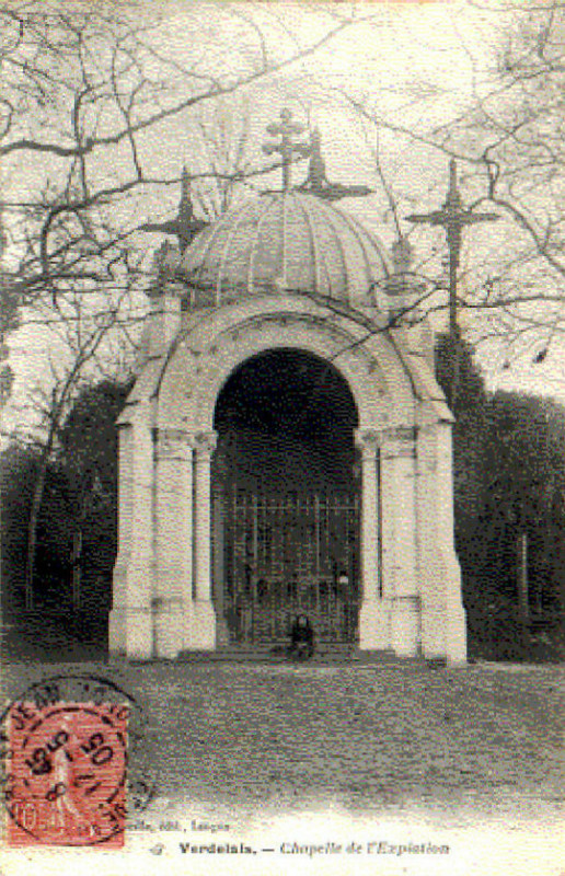 Carte postale ancienne Verdelais - chapelle de l'Expiation