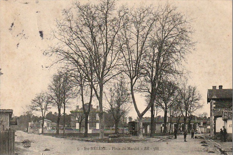 Carte postale ancienne Sainte-Hélène - bourg 5