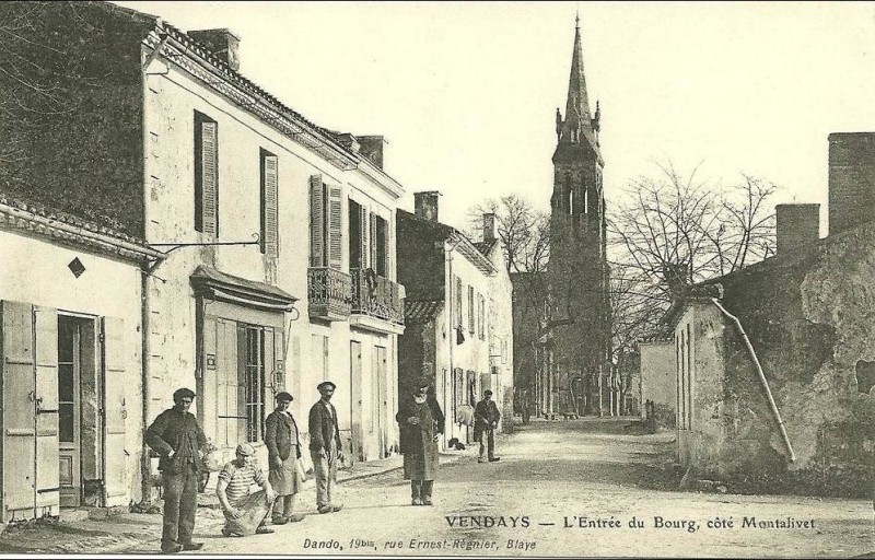 Carte postale ancienne Vendays-Montalivet - Bourg 5