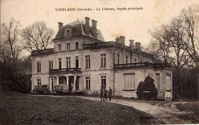 Carte postale ancienne Virelade - château de Virelade 1