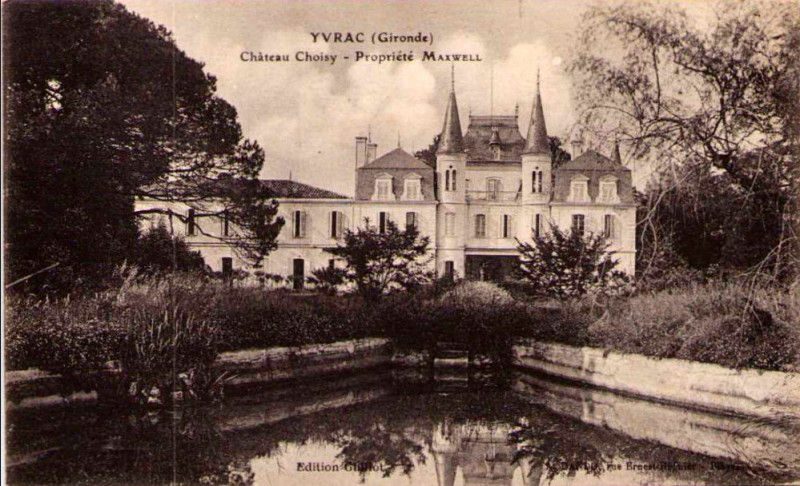 Carte postale ancienne Yvrac château Choisy 6