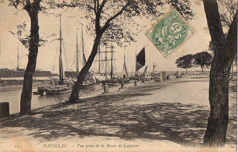 Carte postale ancienne Pauillac - Port 5