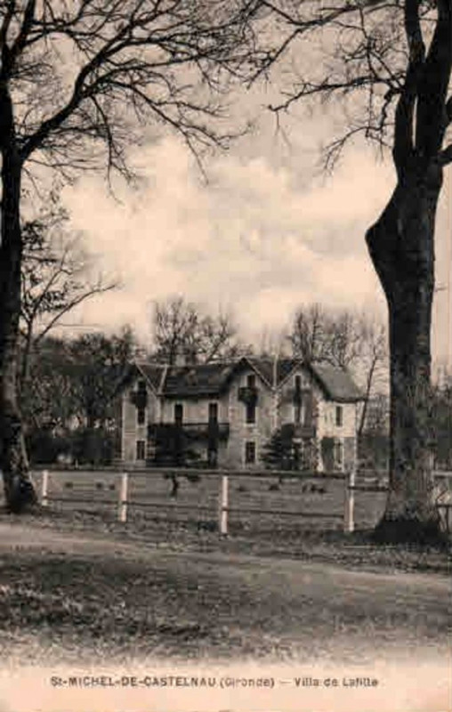Carte postale ancienne Saint-Michel-de-Castelnau - Villa de Lafille 2