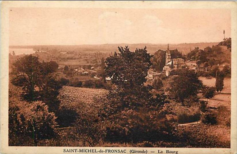 Carte postale ancienne Saint-Michel-de-Fronsac - vue générale 4