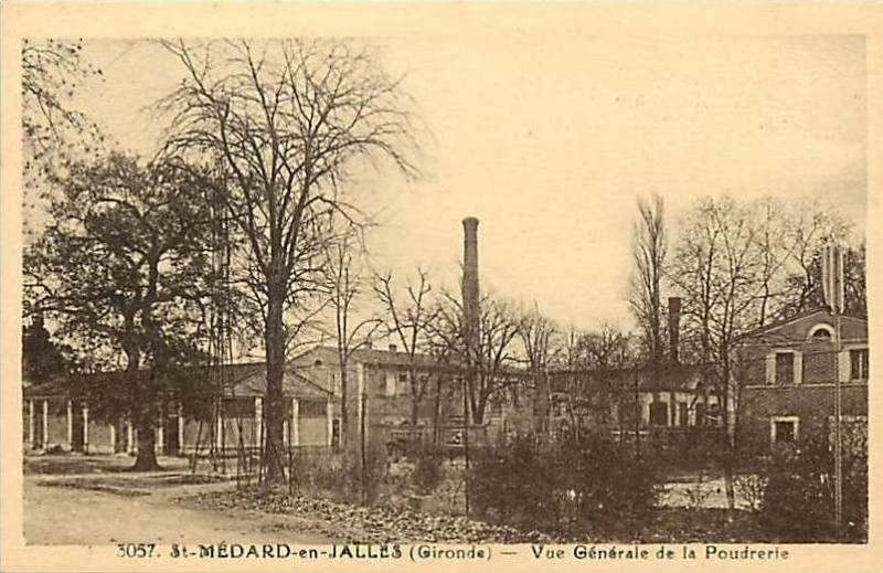 Carte postale ancienne Saint-Médard-en-Jalles - Poudrerie 6