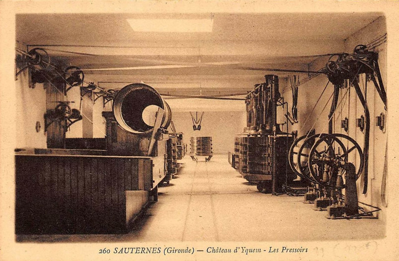 Carte postale ancienne Sauternes - château d'Yquem 7