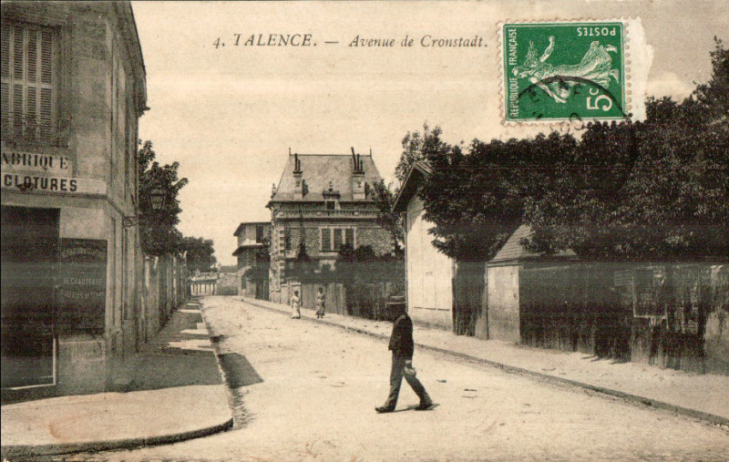 Carte postale ancienne Talence - avenue de Cronstadt