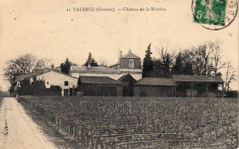 Carte postale ancienne Talence - château de la Mission