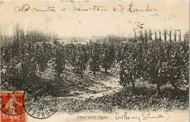 Carte postale ancienne Talence - château Raba