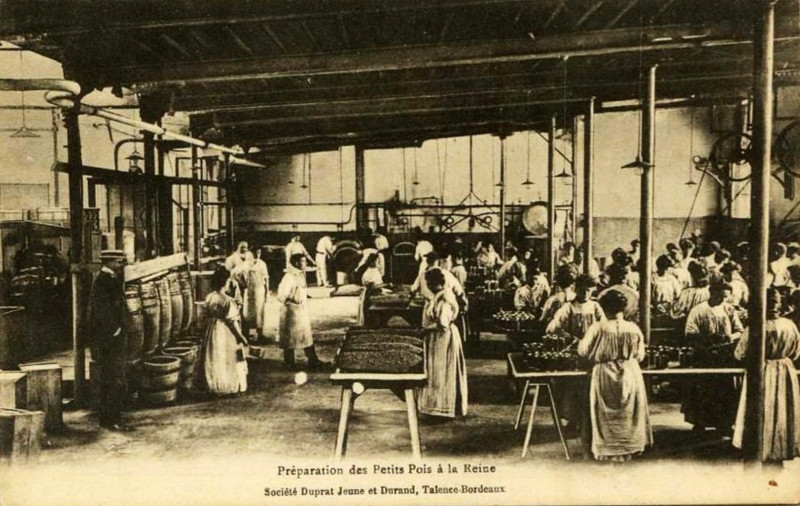 Carte postale ancienne Talence - Conserverie 1