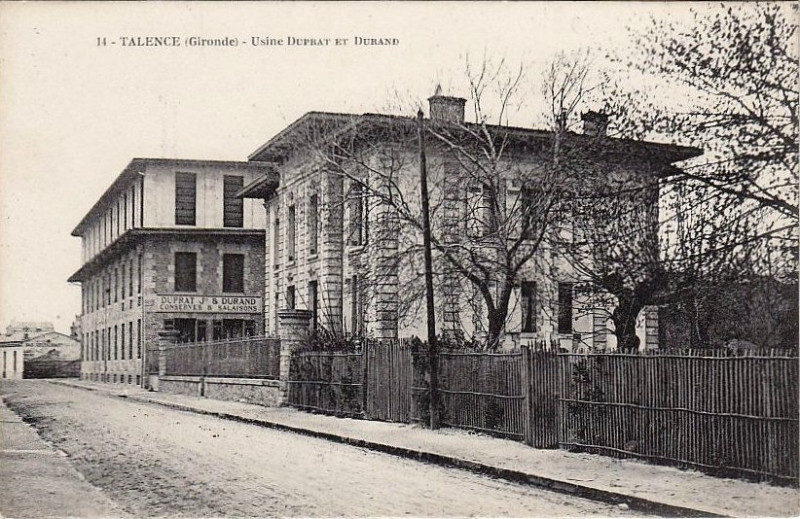 Carte postale ancienne Talence - Conserverie 2