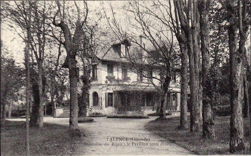 Carte postale ancienne Talence - domaine du Bijou 4