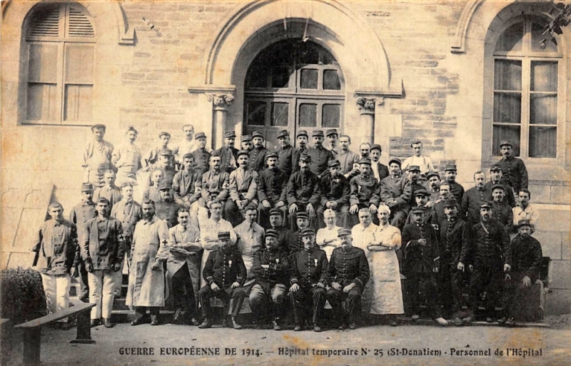 Carte postale ancienne Talence - Hôpital militaire 5