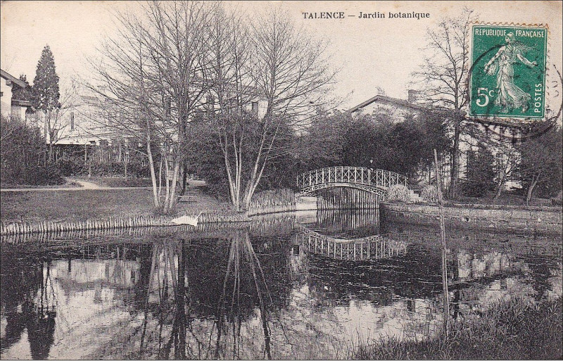 Carte postale ancienne Talence - Jardin Botanique 3